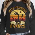 Math Teacher Shirt Math Teachers Love Brains Halloween Math For Men Women Unisex Sweatshirt, novelty gifts, funny gifts