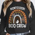 Montessori Teacher Halloween Boo Rainbow Leopard Halloween Unisex Sweatshirt, novelty gifts, funny gifts Montessori Teacher Halloween Boo Rainbow Leopard Halloween Unisex Sweatshirt, novelty gifts, funny gifts