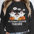 Multilingual Learner Teacher Spooky Halloween ESL Teacher Unisex Sweatshirt, novelty gifts, funny gifts Multilingual Learner Teacher Spooky Halloween ESL Teacher Unisex Sweatshirt, novelty gifts, funny gifts