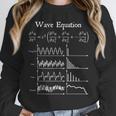 Nerdy Wave Equation Music Physics Science Math Teacher Geek Men Women Girls Kids Unisex Sweatshirt, novelty gifts, funny gifts