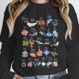 Ocean Animals Alphabet Cute Sea Life ABC Marine Kids Teacher Unisex Sweatshirt, novelty gifts, funny gifts