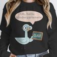Oh Hello Kindergarteners Shirt Cute Pigeon Teacher Tee Unisex Sweatshirt, novelty gifts, funny gifts