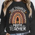 One Thankful Math Teacher Leopard Rainbow Thanksgiving Unisex Sweatshirt, novelty gifts, funny gifts One Thankful Math Teacher Leopard Rainbow Thanksgiving Unisex Sweatshirt, novelty gifts, funny gifts