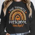 One Thankful Preschool Teacher Thanksgiving Rainbow Unisex Sweatshirt, novelty gifts, funny gifts One Thankful Preschool Teacher Thanksgiving Rainbow Unisex Sweatshirt, novelty gifts, funny gifts