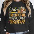 One Thankful Substitute Teacher Turkey Leopard Thanksgiving For Men Women Unisex Sweatshirt, novelty gifts, funny gifts One Thankful Substitute Teacher Turkey Leopard Thanksgiving For Men Women Unisex Sweatshirt, novelty gifts, funny gifts
