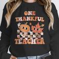 One Thankful Teacher Fall Leaves Thanksgiving Retro Unisex Sweatshirt, novelty gifts, funny gifts One Thankful Teacher Fall Leaves Thanksgiving Retro Unisex Sweatshirt, novelty gifts, funny gifts