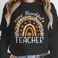 One Thankful Teacher Thanksgiving Rainbow Leopard Fall Unisex Sweatshirt, novelty gifts, funny gifts One Thankful Teacher Thanksgiving Rainbow Leopard Fall Unisex Sweatshirt, novelty gifts, funny gifts