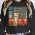 Otter Professor Teacher Teaching Maths Mathematics Unisex Sweatshirt, novelty gifts, funny gifts