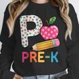 P Is For Pre K Teacher Student Pencil Apple Back To School Unisex Sweatshirt, novelty gifts, funny gifts P Is For Pre K Teacher Student Pencil Apple Back To School Unisex Sweatshirt, novelty gifts, funny gifts