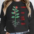 Parts Of a Plant Science For Teachers Kids And Students Unisex Sweatshirt, novelty gifts, funny gifts