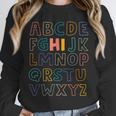 Pre K Kindergarten Hi Alphabet Back To School Teachers Men Women Girls Kids Unisex Sweatshirt, novelty gifts, funny gifts