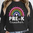 Pre-K Teacher Cute Pre Kindergarten For Teachers Rainbow For Men Women Kids Unisex Sweatshirt, novelty gifts, funny gifts