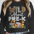 Pre-k Teacher Kids Back To School Wild About Pre-k Unisex Sweatshirt, novelty gifts, funny gifts