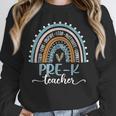 Pre-K Teacher Leopard Boho Rainbow Back To School Unisex Sweatshirt, novelty gifts, funny gifts Pre-K Teacher Leopard Boho Rainbow Back To School Unisex Sweatshirt, novelty gifts, funny gifts