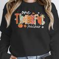 Preppy One Thankful Teacher Coquette Thanksgiving Teacher Unisex Sweatshirt, novelty gifts, funny gifts Preppy One Thankful Teacher Coquette Thanksgiving Teacher Unisex Sweatshirt, novelty gifts, funny gifts