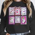 Preppy Spooky Teacher Halloween Ghost Coquette Bow Autumn Unisex Sweatshirt, novelty gifts, funny gifts Preppy Spooky Teacher Halloween Ghost Coquette Bow Autumn Unisex Sweatshirt, novelty gifts, funny gifts