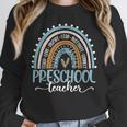 Preschool Teacher Leopard Boho Rainbow Back To School Unisex Sweatshirt, novelty gifts, funny gifts Preschool Teacher Leopard Boho Rainbow Back To School Unisex Sweatshirt, novelty gifts, funny gifts