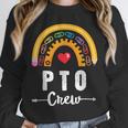 PTO Crew Parent School Volunteer Board Mom Parent Teacher Unisex Sweatshirt, novelty gifts, funny gifts