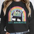 Rainbow AAC Awareness Month SPED Teacher SLP Communication Unisex Sweatshirt, novelty gifts, funny gifts Rainbow AAC Awareness Month SPED Teacher SLP Communication Unisex Sweatshirt, novelty gifts, funny gifts