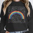 Rainbow Math Equation Teacher Nerd Retro LGBT Gay Pride Flag Unisex Sweatshirt, novelty gifts, funny gifts