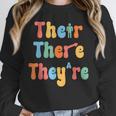 There Their They'Re English Class Grammar Joke Teacher Unisex Sweatshirt, novelty gifts, funny gifts There Their They'Re English Class Grammar Joke Teacher Unisex Sweatshirt, novelty gifts, funny gifts