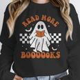 Read More Books Cute Ghost Reading Book Teacher Halloween Unisex Sweatshirt, novelty gifts, funny gifts Read More Books Cute Ghost Reading Book Teacher Halloween Unisex Sweatshirt, novelty gifts, funny gifts