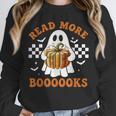 Read More Books Halloween Retro Pumpkin Reading Fall Teacher Unisex Sweatshirt, novelty gifts, funny gifts