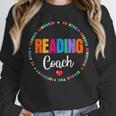 Reading Coach Teacher Interventionist Specialist Literacy Unisex Sweatshirt, novelty gifts, funny gifts