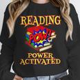 Reading Super Power Activated Superhero Teacher Or Student Men Women Girls Kids Unisex Sweatshirt, novelty gifts, funny gifts Reading Super Power Activated Superhero Teacher Or Student Men Women Girls Kids Unisex Sweatshirt, novelty gifts, funny gifts
