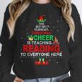 Reading Teacher Christmas Shirt Elf Christmas Cheer For Men Women Unisex Sweatshirt, novelty gifts, funny gifts Reading Teacher Christmas Shirt Elf Christmas Cheer For Men Women Unisex Sweatshirt, novelty gifts, funny gifts