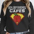 Real Superheroes Don't Wear Capes Teacher Shirt Teaching Te Unisex Sweatshirt, novelty gifts, funny gifts Real Superheroes Don't Wear Capes Teacher Shirt Teaching Te Unisex Sweatshirt, novelty gifts, funny gifts