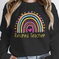 Retired Teacher Rainbow Unisex Sweatshirt, novelty gifts, funny gifts Retired Teacher Rainbow Unisex Sweatshirt, novelty gifts, funny gifts