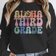 Retro Aloha Third Grade Teacher Summer Vacation Beach Hawaii Unisex Sweatshirt, novelty gifts, funny gifts Retro Aloha Third Grade Teacher Summer Vacation Beach Hawaii Unisex Sweatshirt, novelty gifts, funny gifts