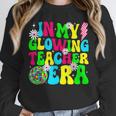 Retro Groovy In My Glowing Teacher Era Happy Teacher's Day Unisex Sweatshirt, novelty gifts, funny gifts Retro Groovy In My Glowing Teacher Era Happy Teacher's Day Unisex Sweatshirt, novelty gifts, funny gifts