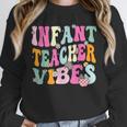 Retro Infant Teacher Vibes Women Daycare Teacher Unisex Sweatshirt, novelty gifts, funny gifts Retro Infant Teacher Vibes Women Daycare Teacher Unisex Sweatshirt, novelty gifts, funny gifts