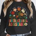 Retro Instructional Assistant Wildflowers Teacher Aide Unisex Sweatshirt, novelty gifts, funny gifts Retro Instructional Assistant Wildflowers Teacher Aide Unisex Sweatshirt, novelty gifts, funny gifts