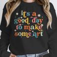 Retro It's a Good Day To Make Some Art Teacher Student Unisex Sweatshirt, novelty gifts, funny gifts Retro It's a Good Day To Make Some Art Teacher Student Unisex Sweatshirt, novelty gifts, funny gifts