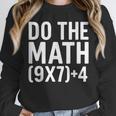 Retro Do The Math Teacher For Men Women Kid Boy Girl Unisex Sweatshirt, novelty gifts, funny gifts