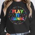 Retro Play Is Learning Teacher Back To School Unisex Sweatshirt, novelty gifts, funny gifts Retro Play Is Learning Teacher Back To School Unisex Sweatshirt, novelty gifts, funny gifts