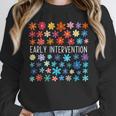 Retro Wildflower Early Intervention Teacher Interventionist Unisex Sweatshirt, novelty gifts, funny gifts