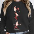 Santa Yoga Poses For Yogi Teacher Christmas Yoga Poses Unisex Sweatshirt, novelty gifts, funny gifts Santa Yoga Poses For Yogi Teacher Christmas Yoga Poses Unisex Sweatshirt, novelty gifts, funny gifts