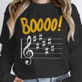 Scary Key Signature Boo Music Halloween Musician Teacher Men Women Unisex Sweatshirt, novelty gifts, funny gifts