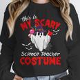 This Is My Scary Science Teacher Costume Ghost Halloween Unisex Sweatshirt, novelty gifts, funny gifts