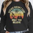 Science Doesn't Care What You Believe Science Teacher Men Women Kids Unisex Sweatshirt, novelty gifts, funny gifts Science Doesn't Care What You Believe Science Teacher Men Women Kids Unisex Sweatshirt, novelty gifts, funny gifts