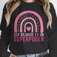 Ser Bilingue Es Un Superpoder Spanish Teacher Esl Teacher Unisex Sweatshirt, novelty gifts, funny gifts Ser Bilingue Es Un Superpoder Spanish Teacher Esl Teacher Unisex Sweatshirt, novelty gifts, funny gifts