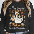 Silly Goose Teachers Club Cozy Fall Teacher Unisex Sweatshirt, novelty gifts, funny gifts