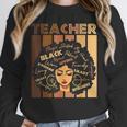 Smart Teacher Afro Girl Melanin African American Wowen Unisex Sweatshirt, novelty gifts, funny gifts