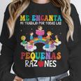 Spanish Teacher Bilingual Teacher Maestra Maestras Unisex Sweatshirt, novelty gifts, funny gifts