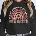 Special Education Shirt Teacher SPED Leopard Boho Rainbow Unisex Sweatshirt, novelty gifts, funny gifts Special Education Shirt Teacher SPED Leopard Boho Rainbow Unisex Sweatshirt, novelty gifts, funny gifts