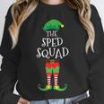 SPED Squad Elf Teacher Matching Christmas Party Pajama Unisex Sweatshirt, novelty gifts, funny gifts